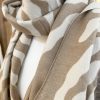 Softest stripe tassel scarf - Image 2