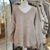 Quality super soft v-neck knit jumper