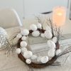 Rustic white Easter egg wreath