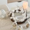 Rustic white Easter egg wreath - Image 2