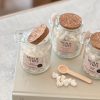 Heart shaped wax melts in glass jar with spoon - 6 scent options - Image 4
