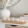 Beautiful statement long candle display tray
