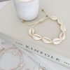 Pretty coastal shell bracelet
