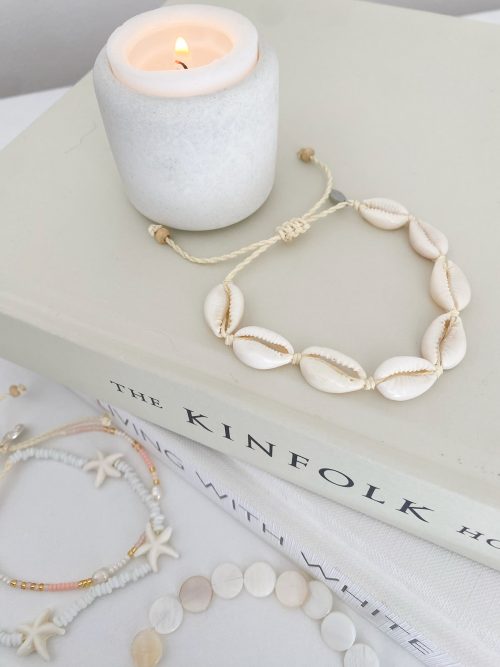 Pretty coastal shell bracelet