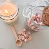 Heart shaped wax melts in glass jar with spoon - 6 scent options - Image 6