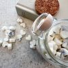 Heart shaped wax melts in glass jar with spoon - 6 scent options - Image 8