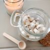 Heart shaped wax melts in glass jar with spoon - 6 scent options - Image 11