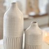 Pair of decorative white vases - Image 3