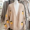 Lemon knit cardigan - Stone