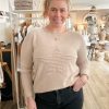 Beautiful soft taupe star jumper - Image 5