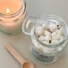 Heart shaped wax melts in glass jar with spoon - 6 scent options - Image 3