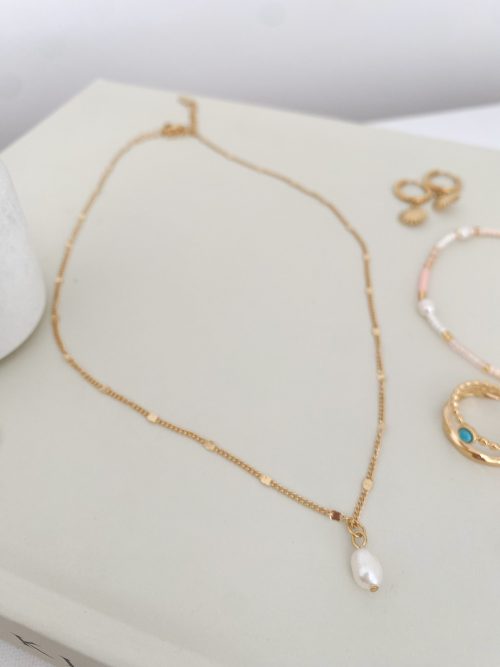 Pretty pearl drop necklace - Image 5