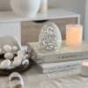 Light up LED decorated egg with decoration