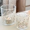 Glass daisy candle holder - 2 sizes - Image 2