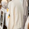 Lemon knit cardigan - Ivory - Image 3