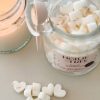 Heart shaped wax melts in glass jar with spoon - 6 scent options - Image 2