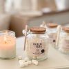 Heart shaped wax melts in glass jar with spoon - 6 scent options - Image 14