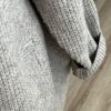 Fisherman knit shacket - oatmeal - Image 5