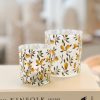 Glass lemon candle holder - 2 sizes