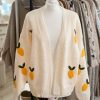 Lemon knit cardigan - Ivory