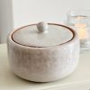 Stoneware ceramic lidded pot - Image 2