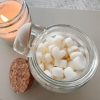 Heart shaped wax melts in glass jar with spoon - 6 scent options - Image 13