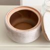 Stoneware ceramic lidded pot - Image 4