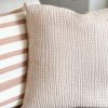 Natural muslin crinkle cushion - Image 2
