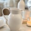 White ribbed ceramic kitchenware - Image 5