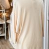 Soft knit heart sweater - cream - Image 4