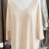 Soft knit heart sweater - cream - Image 2