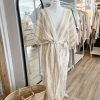 Tie dye wrap dress/kimono