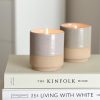 Tonal stoneware candle jar - 2 colour options - Image 3