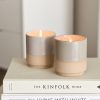 Tonal stoneware candle jar - 2 colour options - Image 2