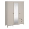 Loft wardrobe with mirror - Cashmere - Image 2