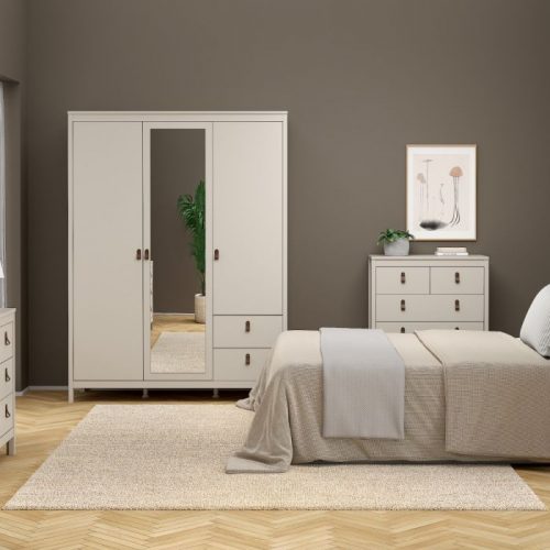 Loft wardrobe with mirror - Cashmere - Image 3