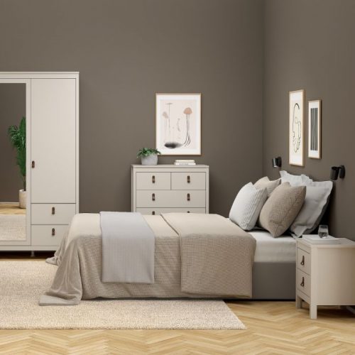 Loft two drawer bedside table in Cashmere - Image 5