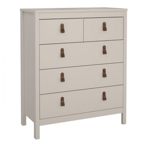Loft five drawer chest in Cashmere