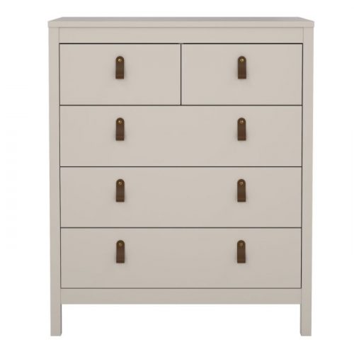 Loft five drawer chest in Cashmere - Image 3