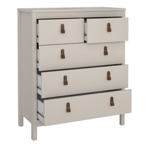 Loft five drawer chest in Cashmere - Image 5