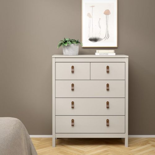 Loft five drawer chest in Cashmere - Image 2