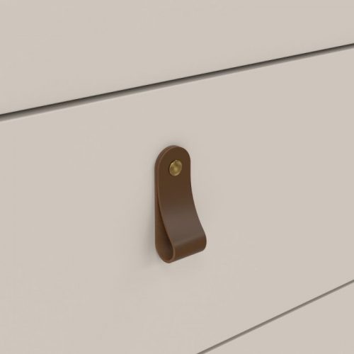 Loft five drawer chest in Cashmere - Image 8