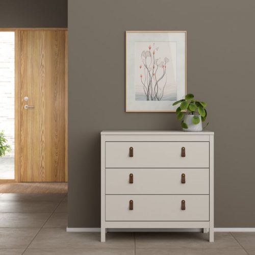 Loft Three drawer chest in Cashmere - Image 5