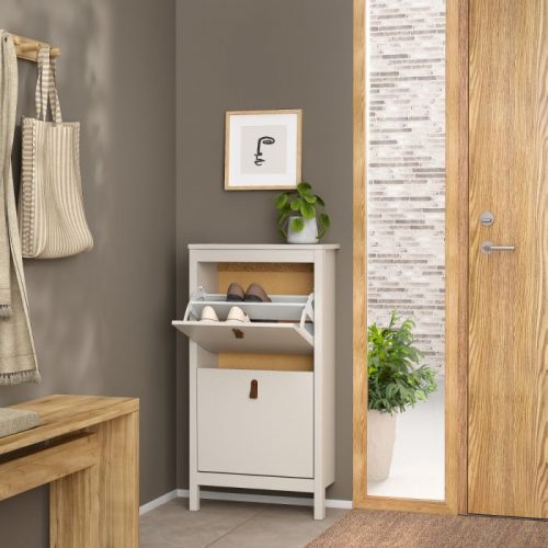 Loft Shoe Cabinet in Cashmere - Image 5