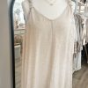Natural rouched strap dress - Image 4