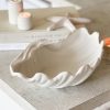 Very large ceramic clam shell