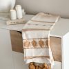 Ochre throw with tassel decoration - Image 3